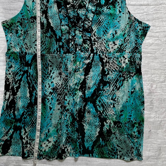 Women blouse sleeveless Casual Top, Plus Size 1X - Picture 8 of 8